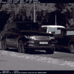 Range Rover ja kiiruskaamera